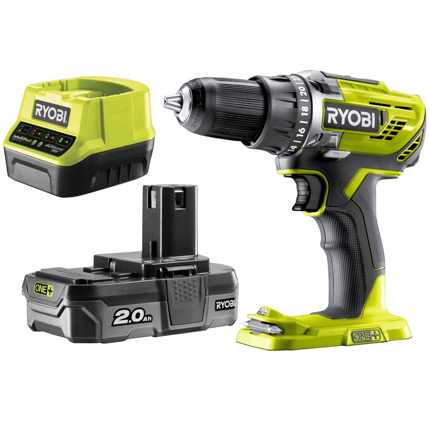 RYOBI 18V Borr- och Skruvdragare ONE+ R18DD3-120S